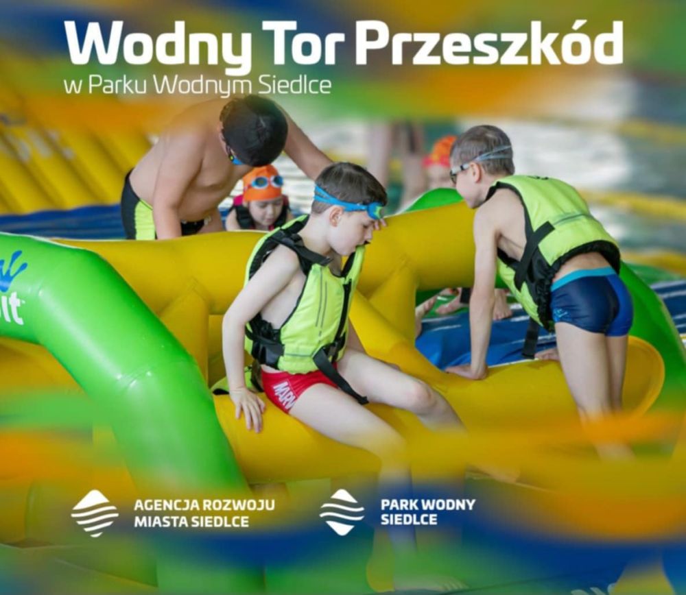 Zdjęcie aktualności Wodny Tor Przeszkód w Parku Wodnym Siedlce